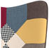 vidaXL Relaxsessel mit Hocker Patchwork Stoff (328184)