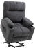 HomCom Elektrischer Relaxsessel 91x95x109 cm Dunkelgrau (713-152V90CG)