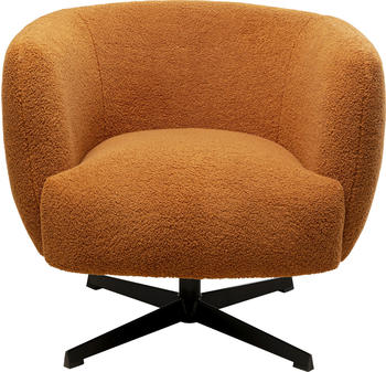 KARE Drehsessel Peony Fuzzy Brown (87173)