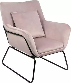 SalesFever Relaxsessel Samt 68x75x82 cm Rose