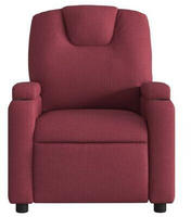 vidaXL Massagesessel Weinrot Stoff
