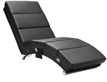 Casaria London Imitation Leather Black with heating function