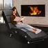 Casaria London Imitation Leather Black with heating function
