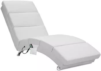 Casaria London Imitation Leather White with heating function
