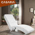 Casaria London Imitation Leather White with heating function