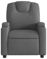 vidaXL Massagesessel Dunkelgrau Stoff