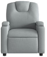 vidaXL Massagesessel Hellgrau Stoff