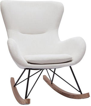 Miliboo Eskua Rocking Chair Corduroy beige