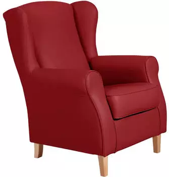 Max Winzer Lorris Ohrenbackensessel Uni (77x86x103m) chilli rot