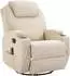 HomCom Relaxsessel 84x109x92 cm Cremeweiß