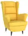 vidaXL Cocktailsessel Samt 81x90x96,5 cm Senfgelb