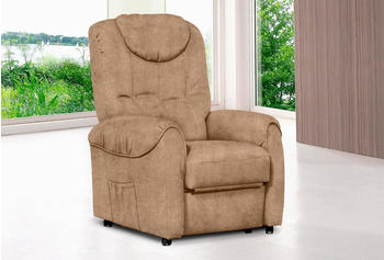 sit&more TV-Sessel 75x110x92cm manuell verstellbar Luxus-Microfaser ALTARA NUBUCK caf&eacute;