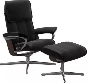 Stressless Admiral mit Cross Base 84x100x73 cm schwarz