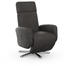 sit&more TV-Sessel 71x110x82cm manuell verstellbar Luxus-Microfaser anthrazit