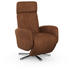 sit&more TV-Sessel 71x110x82cm manuell verstellbar Luxus-Microfaser cognac braun
