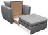 Beautysofa KAMEL 110x76-95x90cm dunkelgrau