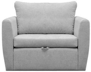 Beautysofa Schlafsessel KAMEL 110x76x90 cm Alfa 17 hellgrau