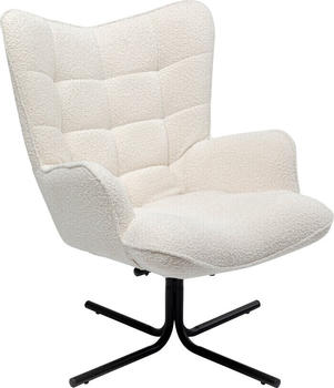 KARE Drehsessel Oscar Boucle Creme (86866)
