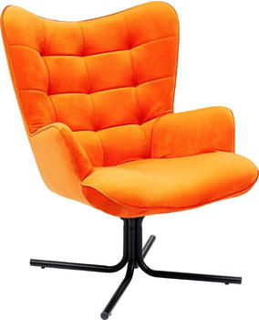 KARE Drehsessel Oscar Velvet Orange (86362)