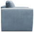 Beautysofa Relaxsessel Velours Lounge mit Bettfunktion Blau Alfa 14