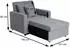 Mendler L90 197x103cm hellgrau