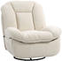 HomCom Elektrisch TV-Sessel 89x99x106cm Creme (839-989V00CW)