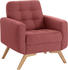 exxpo Loungsessel Fiord 81x87x78 cm orange/koralle