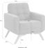 exxpo Loungsessel Fiord 81x87x78 cm orange/koralle