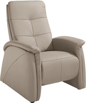exxpo Kinosessel Tivoli Naturleder 87x109x152 cm steingrau