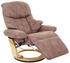 MCA Furniture Relaxsessel Calgary 2 (90x105x82cm) antibraun/naturbraun