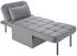 TecTake 4in1 Relaxsessel mit Schlaffunktion 74x115x79 cm grau