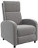 HomCom TV-Sessel 160° mit Fußstütze grau 64x102x86 cm grau (839-811V00GY)