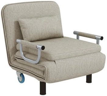 HomCom Sleeping Chair with Cushion grau