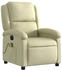 vidaXL Bonnevie Massagesessel mit Aufstehhilfe 71x86,5x99,5 cm creme (3204260)