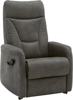 Hukla Funktionssessel Deluxe 78x108x90 cm mit Aufstehhilfe grau
