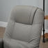 HomCom Drehbar Relaxsessel 360° mit Liegefunktion (DE833-621) grau