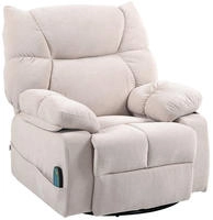 Homcom - Relaxsessel Massagesessel Fernsehsessel Mit Liegefunktion, W&auml;rmefunktion,
