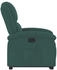 vidaXL Relaxsessel Samt 71x99,5x86,6 cm grün (3204302)