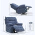 HomCom Relaxsessel 360° 90x98x98 cm blau