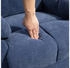 HomCom Relaxsessel 360° 90x98x98 cm blau