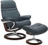 Stressless Relaxsessel Sunrise mit Signature Base, M, Gestell Braun, atlantic blue BATICK