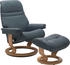 Stressless Relaxsessel Sunrise mit Classic Base L Eiche, atlantic blue BATICK