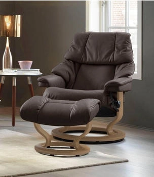 Stressless Relaxsessel Reno Classic Base S M & L Gestell Eiche, chocolate PALOMA, 88x108x78 cm Stressless Relaxsessel Reno Classic Base S M & L Gestell Eiche, chocolate PALOMA, 88x108x78 cm