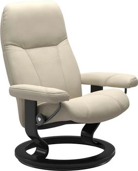 Stressless Relaxsessel Consul, mit Classic Base, M, Gestell Schwarz cream BATICK