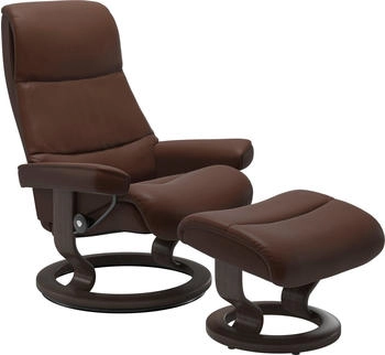 Stressless Relaxsessel View Classic Base M Gestell Wenge, malt brown BATICK