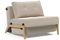 INNOVATION LIVING &trade; Sessel "CUBED Schlafsessel, F&uuml;&szlig;e Eiche, Breite 98cm,...