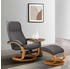 Home Affaire Relaxsessel Paris TV-Sessel Hocker Schlaffunktion manuell (Set, 2-St.) Microfaser Naturleder Sitzhöhe 4