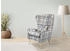 Guido Maria Kretschmer Home & Living Charles OhrenSessel groß/gemütlichmodernem Design, beige/hellblau