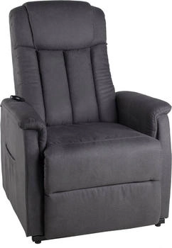 Duo Collection TV-sessel Delphi elektrischer Aufstehhilfe Relaxfunktion/Taschenfederkern Stahl anthrazit