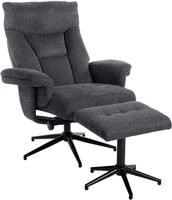 Duo Collection TV-Sessel "Olvera" mit Hocker und Relaxfunktion, 360 Grad drehbar